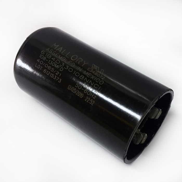 Capacitor 108-130mf 330v Mallory