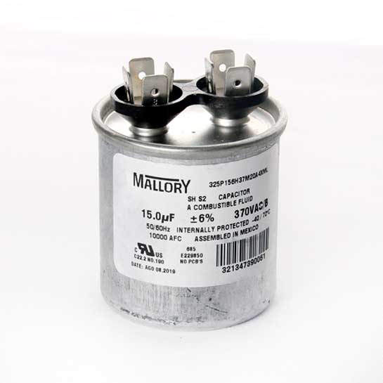 Capacitor 15mf Marcha 370v Mallory