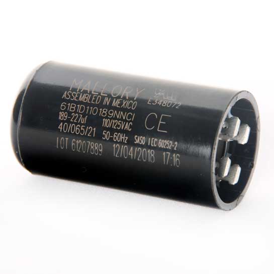 Capacitor 189-227mf 110v Mallory