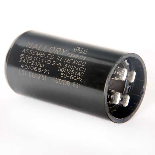 Capacitor 243-292mf 110v Mallory