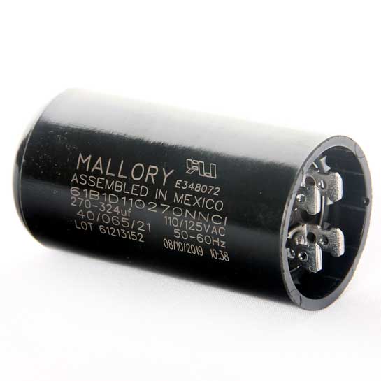 Capacitor 270-324mf 110v Mallory