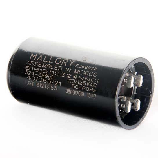 Capacitor 324-389mf 110v Mallory