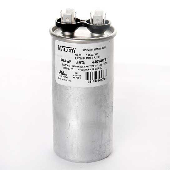 Capacitor 40mf Marcha 440v Mallory