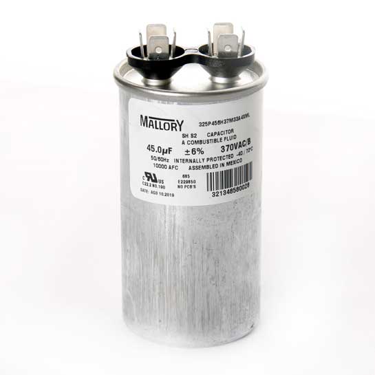 Capacitor 45mf Marcha 370v Mallory