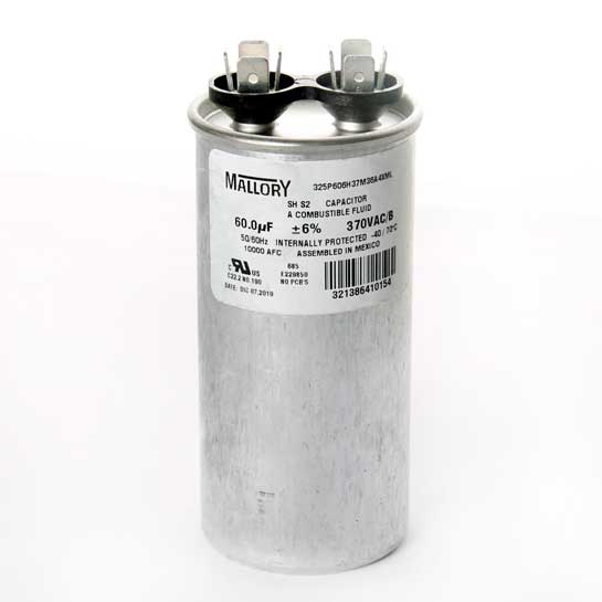 Capacitor 60mf Marcha 370v Mallory