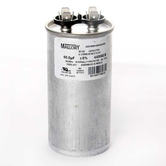 Capacitor 60mf Marcha 440v Mallory