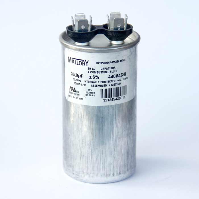 Capacitor Marcha 35mf 440v Mallory