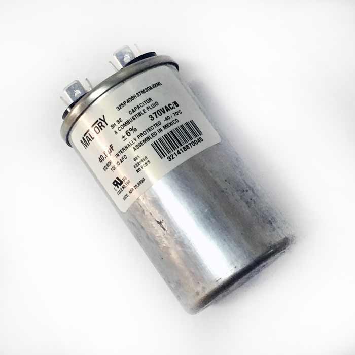 Capacitor Marcha 40mf 370v Mallory