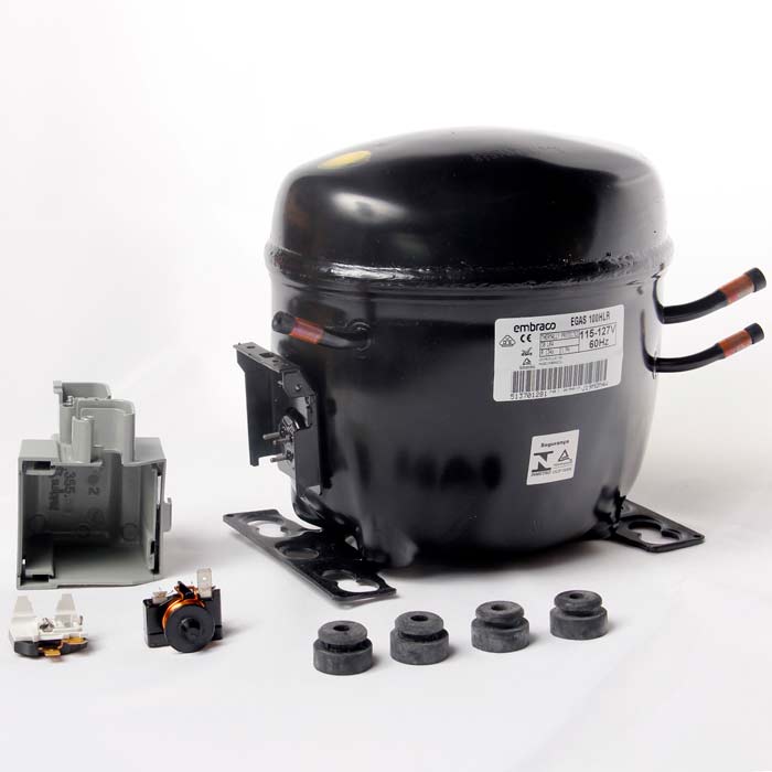 Compresor Embraco 1/3hp Baja 110v R134 Egas100hlr