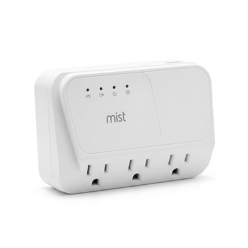 Protector de Voltaje Triple 140V USB y TYPE C Mist MST-PV110.3-15A