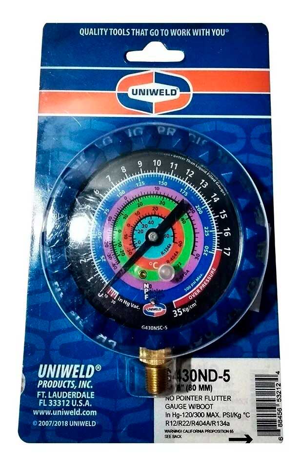 Manómetro Baja Uniweld