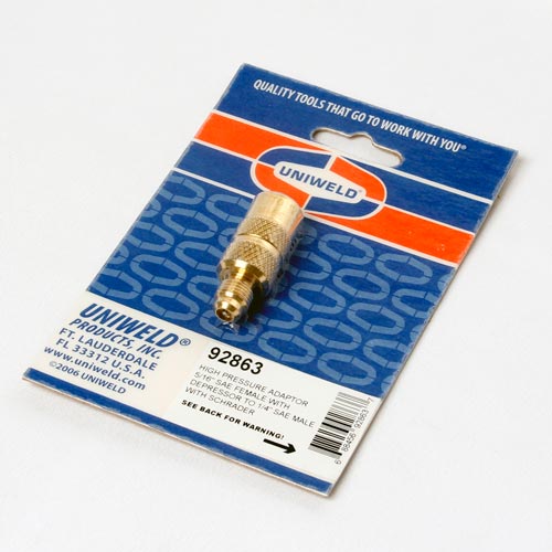 Adaptador Manómetros Uniweld R410